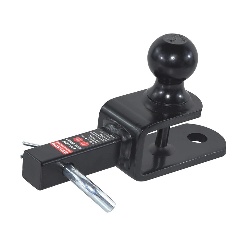REYSUN 864031 3 in 1 ATV/UTV Trailer Hitch Towing Ball Mount with 2 inch Trailer Ball  Fits 1-1/4 inch Hitch Receiver - Image 1
